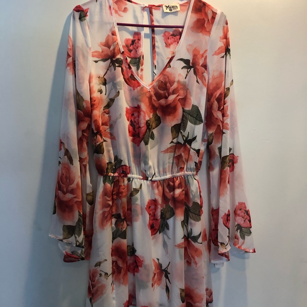 Show Me Your Mumu Mini Floral Dress in Medium